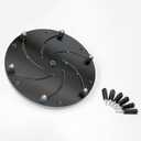 12-Inch Longworth Wood Lathe Chuck, Self-Centering with 1-Inch - 8TPI Thread Lathe Chuck