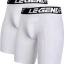 Youth Boys Baseball Compression Underwear w/Cup Pocket(NO Cup) Protective Athletic Shorts Football - 2 Pack (Large)