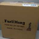 Furlihong 3819BH Portable Tennis Ball Machine  5 Adjustable Angles, 2 Power Levels, 4 Serve Intervals, Up to 30 MPH, for All Skill Levels Training