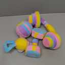 Skywin Baby Weights Photo Props - Dumbbell, Kettlebell, Barbell, and Plush Medicine Ball Workout Toys (Purple)