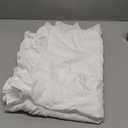 Boho White Body Pillowcase 20x54in - Ruffled Fringe Decor Sham