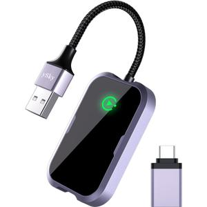 Wireless CarPlay Adapter - Converts Wired to Wireless for Cars from 2017 & iPhone (iOS 10+)