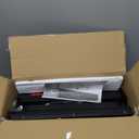 SHW Mobile Height Adjustable Laptop Rolling Cart with Height Adjustment from 28" to 33", Black