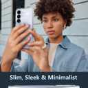 FNTCASE for Samsung Galaxy S25 Case: for Samsung-S24 Bling Sparkle Clear Military Grade Drop Protection Anti Yellowing Glitter Cell Phone Cover - Rugged Shockproof Protective Transparent Cases