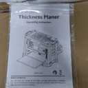 13-inch Thickness Planer, 15Amp, 2000W, 10000RPM, All Copper Motor, Dual-Blade Cutterhead, Includes 2 Extra Planer Blades, Height Indicator, Overload Protection, for Hard & Soft Wood working (Blue)