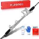 PHOBOOS Hydraulic Power Steering Rack and Pinion Fit for Ford & Lincoln