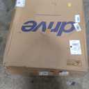 Drive Medical Blue Streak Lightweight Foldable Wheelchair - Enhanced Mobility Support - Durable Construction - Padded Comfort - Swing-Away Leg Rests - Desk Arms - Blue/Black - 20 Inch Seat