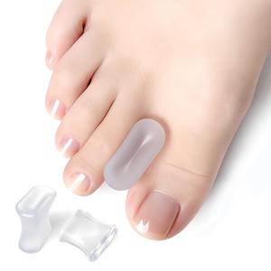 16-Pack Toe Spacers, Gel Toe separators for Women and Men, Bunion Corrector, for Straightening Overlapping Toes, Bunion (Transparent)