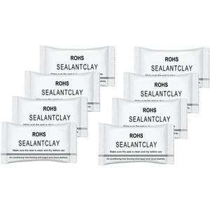 8 Pack Waterproof Sealant Mastic, Sealing Mastic Quick Mending Mud for Air Conditioning Repair, Wall Hole Filler Putty for Wall Holes Repair Sealant Clay