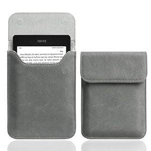 WALNEW Sleeve Case for 7" Kindle Paperwhite and Colorsoft Signature Edition, Protective Pouch Bag Case Cover for 6.8-inch Kindle Paperwhite 11th Gen (Gray)