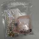 for Cute Glitter Airpods 2/1 Gen Case with Cleaner Pen,Shell Pattern Airpods 2nd/1st Generation Cover Protective Skin Girl Women with Luxury Pearl Keychain for Apple iPod 2nd/1st Gen - Pink