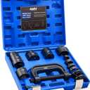 Orion Motor Tech Ball Joint Press Kit, 21-Piece Master Ball Joint Removal Tool with C-Frame, Heavy-Duty Brake Anchor Pin U Joint Ball Joint Press Tool for 2WD and 4WD Cars