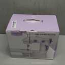 Magicfly Mini Sewing Machine with Extension Table, Dual Speed Portable Sewing Machine for Beginners with Light, Sewing Kit for Household Use, White