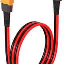 12AWG 2FT XT60 Extension Cable 2 6 10 20 35 50 75 100FT XT60 Female to Male Connector for RC Battery Portable Power Station Solar Panel(2FT)