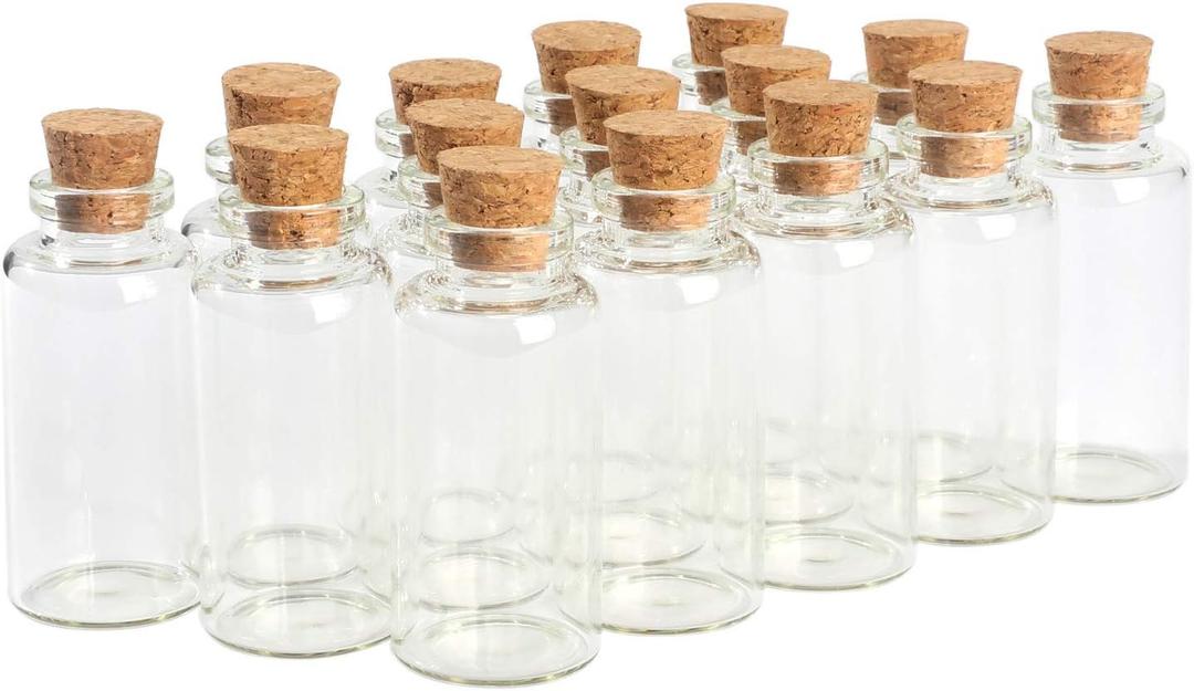 Magic Season Decorative Glass Bottles (15 Pcs / 0.7 fl oz.)