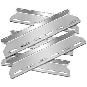 5 PC Heat Shield Tent Plate 17 5/16" Grill Replacement Parts for Charmglow 720-0234, BBQ Repair Kits for Nexgrill 720-0033 720-0234 720-0289 Gas Grill Models, Stainless Steel BBQ Burner Cover