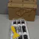 10x6 Modern AC Vent Cover, Standard Three Slot Linear Diffuser, White All Aluminum, Decorative Air Vent for Ceilings, Walls, or Non-Weight-Bearing Floor, Quiet, Adjustable Airflow