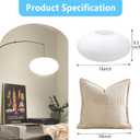 2pcs White Paper lantern Hanging Paper lamp shade 16 inch Japanese lantern Pendant Lamp Shade Home Decor Holiday Party Decorations, 16 inches x 9.5 inches