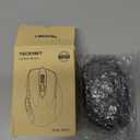 TECKNET Wireless Mouse (2.4G & BT5.0/3.0) Silent 4800 DPI Computer USB A & Bluetooth Mouse 6 Buttons, Wide Compatibility - Grey