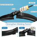 Upgrade 190003 Tension Control Clamp Kit for Pentair Pool&Spa Filter, Pool Filter Tension Clamp Compatible with Pentair FNS Plus Series, Clean&Clear Plus&Quad DE Series Filters Pumps, 23-1/4" Length