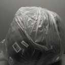 MeMoreCool Square Stuffed Pouf Ottoman Foot Rest, Floor Pouf Foot Stool with Foam Chunk Filling, Soft Stuffed Ottoman Footrest for Living Room (Grid Dark Grey)