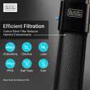 BLACK+DECKER Undersink Water Filter 10 | Reduces CHLORAMINE,Chlorine, Lead, PFAS, Bad Taste, Odor | Under Counter Water Filter Direct Connect to Kitchen Faucet | NSF/ANSI 42 Certified | 1 year