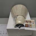 Hand-Painted Chinoiserie Lamp Flower Bird Ceramic Table Lamp American Rustic Farmhouse Desk Lamp Body with Fabric Lampshade Nightstand Lamp for Bedroom Living Room Office College Bookcase