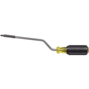Klein Tools 67100 Multi-Screwdriver Set, Made in USA, 2-in-1 Interchangeable Rapi-Driv Screwdriver with Phillips and Slotted Bits