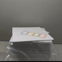 Classroom Privacy Boards for Student Desks Plastic Folders Shields Test Dividers with 40 Pieces Colorful Name Labels for School Study Reduces Distractions 14 x 17.5 x 14 Inch, White (30 Pieces)