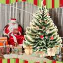 Tudomro Christmas Party Decoration Large Christmas Tree Photo Backdrop 4x6 ft Fabric Removable Xmas Tree Photo Backdrop Cutout for Holiday Xmas Party Home Classroom Office Indoor Outdoor Decor