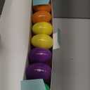 QXCMFNI 42 Pack Prefilled Easter Eggs with Plush Bunnies,Pre Filled Easter Eggs with Stuffed Toys Inside,Easter Basket Stuffers for Kids,Easter Egg Hunt,Classroom Prize