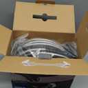 BIONIC STEEL 100 Ft Metal Garden Hose with Sprayer Nozzle, Non Kinking Designed Stainless Steel Heavy Duty Water Hose 100 Ft x 5/8 in. Flexible NON Expandable for Uninterrupted Water Flow, 500 PSI