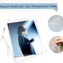4x6inch 2 Pack Acrylic Picture Frames L Shaped Floating FrameDouble Sided Frames Artistic Modern photo Frame. (Transparent, 4X6)