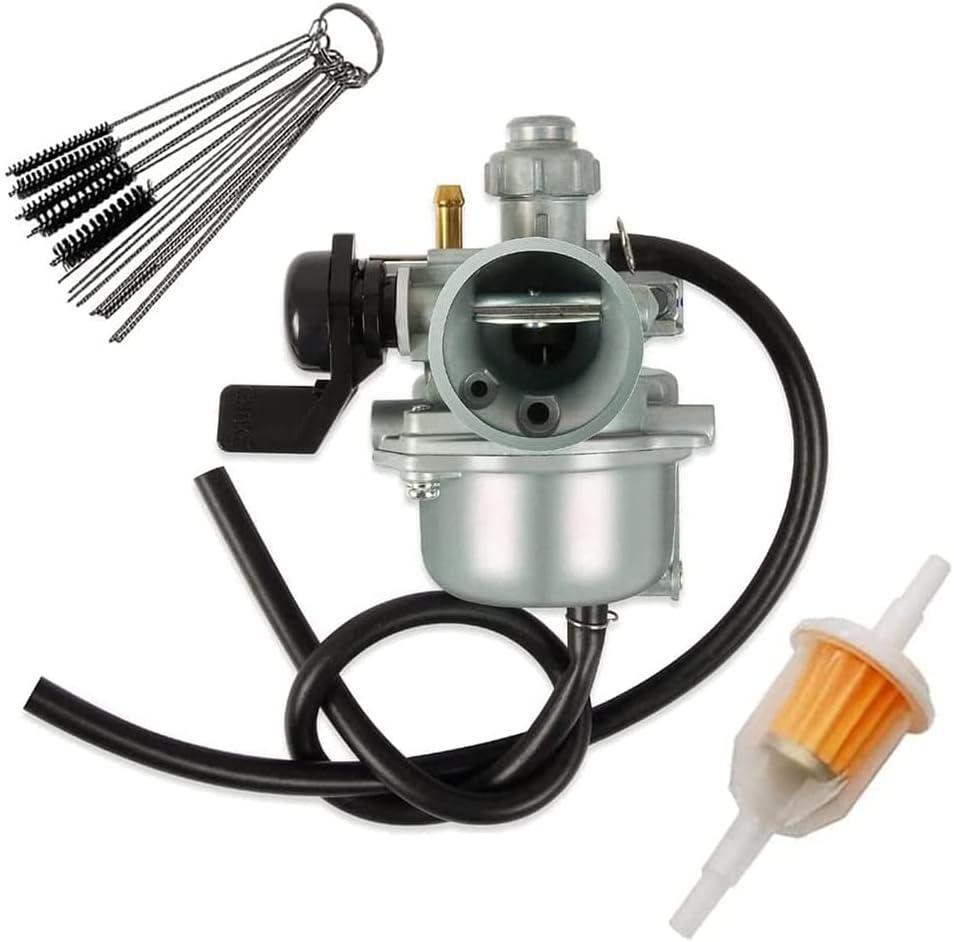 RANSOTO Carburetor Carb Compatible with XR70 XR70R CRF70 1997-2003 CRF70F 2004-2012 Honda Replaces 16100-GCF-672 With Carbon Dirt Jet Cleaner Kit