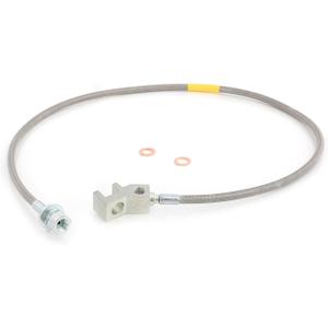 Rear Extended Stainless Steel Brake Lines Compatible with Ford F-250 Super Duty 1999-2004, with Ford F-350 Super Duty 1999-2004 4-8" Lift