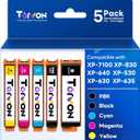 Remanufactured Ink Cartridge Replacement for Epson 410xl 410 T410 T410XL Ink Cartridges 5 Pack Compatible with Expression XP-7100 XP-530 XP-630 XP-640 XP-900 XP-830 Printers