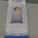 KEEPJOY Hanging Laundry Hamper Bag with 2 Different Types of Hooks, Size 20 x 30 Inch Door Laundry Hamper Storage Bag for Dirty Clothes, Blankets, and Toys (Grey, 1-Pack)