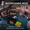 Polymaker HT-PLA-GF Filament 1.75mm White, High Temp PLA for 3D Printing, Heat Resistant to 150C, Easy to Print, Easy to Anneal, Works with Most FDM Printers, 1kg Spool