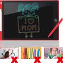 LEYAOYAO LCD Writing Tablet 12Inch Kids Toys Learning Drawing Board Birthday Gifts,Toys for 3-6 Years Old Girl Boy, Drawing Pad & Tablet Toddler Educational Doodle Pad Easter Gifts for Kids (Red)