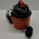 Armor All AA255W Wet/Dry Utility Vac 2.5 Gallon, 2.5-Gallon,120 Volts (AC), Orange/Black