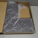 NATURE'S SOURCE Corner Floating Shelves with Invisible Brackets, Corner Shelves Wall Mounted Set of 3, Bedroom Bathroom Kitchen Living Room Office Gothic Style 16.6" x 6" (Black)