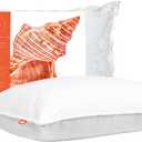 Canadian Down & Feather Co. 1 Pack Soft 625 Fill Power White Down Sleeping Pillow Standard Size - 500 Thread Count Shell 100% Cotton - Made in Canada