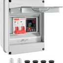 Smart Energy Monitor Box, 63A Circuit Breaker Power Consumption Monitoring with App & Voice Control, Timer Function, Overload Protection for Home Electrical Systems, AC100-250V