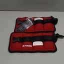 Sporti Fitness Ankle Weights - Water Ankle Weights for Aqua Belt Pool Exercise, Comfortable Fit (Ankle Weights - Red - 3 lb)