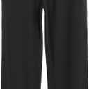 Latuza Women's Cotton Lounge Pants (Medium, Black)