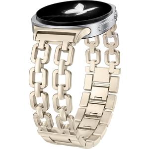 Wearlizer Metal Bands Compatible with Samsung Galaxy Watch 9/8 Band