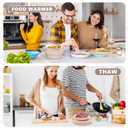 Sourdough Starter Kit, Sourdough Bread Baking Supplies, Sourdough Starter Warmer, Bread Making Kit includes a Heated Bread Proofing Basket, Dough Whisk, Dough Scraper, and Silicone Brush