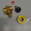 Water Pressure Regulator 3/4 inch with Gauge, Made of 100% High Hardness Brass, Adjustable Water Pressure Reducing Valve Water for Home DN20