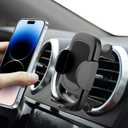 Car Cell Phone Holder Mount for Jeep Wrangler (2007-2024) JL JK 4XE Gladiator (2020-2024) Rubicon Sahara JKU Sport S Mojave X Accessories Circular Air Vents Cellphone Mobile Phone Stand Mini Cooper