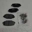 Bendix Priority1 CFC1596 Ceramic Rear Brake Pads for Select Models Chrysler Grand Caravan, Town & Country, Dodge Journey, Ram C/V, Volkswagen Routan